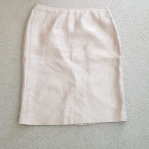 Beautiful champagne colored knee length skirt